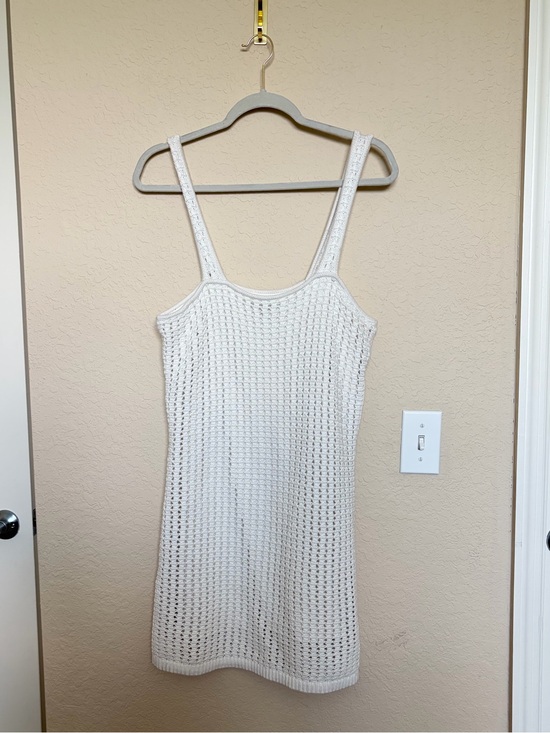 GAP Dresses & Skirts - GAP White Crochet Sleeveless Mini Dress